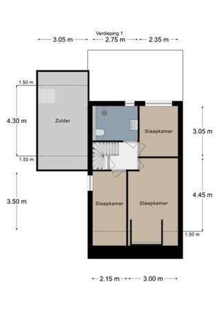 Floorplan - Deken Hennissenstraat 5, 6271 GB Gulpen