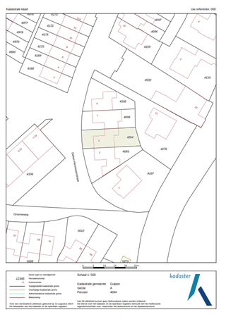 Floorplan - Deken Hennissenstraat 5, 6271 GB Gulpen