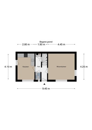 Floorplan - Wilhelminastraat 27, 6285 AS Epen