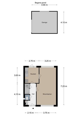Floorplan - Beeklaan 13, 6286 BL Wittem