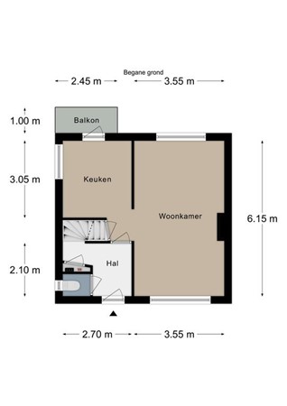 Floorplan - Burgemeester Pappersweg 5, 6281 BH Mechelen