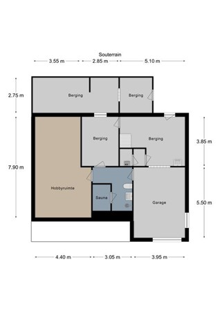 Floorplan - Rarenderstraat 34, 6291 ND Vaals