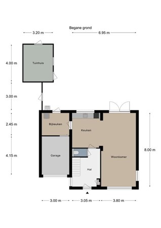 Floorplan - Breeweg 7, 6305 AS Schin op Geul