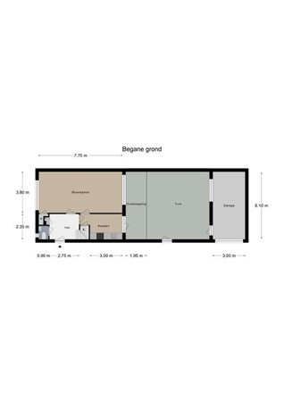 Floorplan - Van Thimusstraat 3, 6295 AA Lemiers