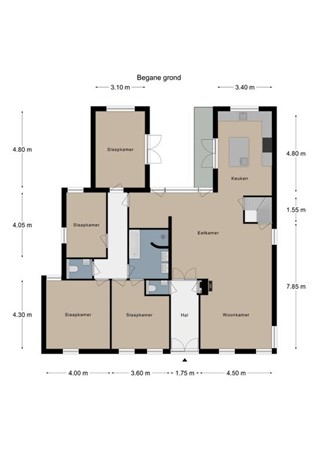 Floorplan - Aardaker 11, 6271 EK Gulpen