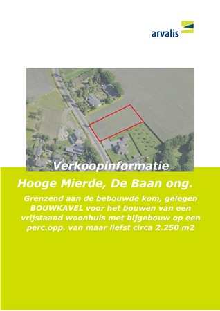 Brochure preview - V De baan ong te Hooge Mierde - bouwkavel .pdf