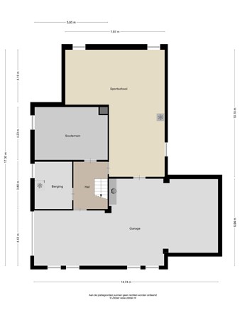 Floorplan - Deckersstraat 11, 6091 NG Leveroy