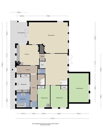 Floorplan - Deckersstraat 11, 6091 NG Leveroy