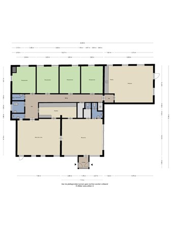 Floorplan - Molenstraat 10, 6629 KJ Appeltern