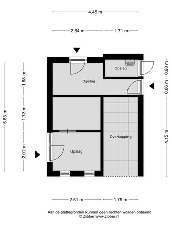 Floorplan - Molenstraat 10, 6629 KJ Appeltern