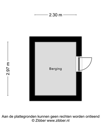 Floorplan - Molenstraat 10, 6629 KJ Appeltern