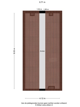 Floorplan - Beerseweg 20, 5087 TP Diessen