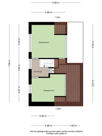 Cézannehof 61, 1628 XE Hoorn - 06 tweede verdieping.jpg