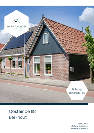 Brochure preview - Oosteinde 118, 1647 AG BERKHOUT (1)