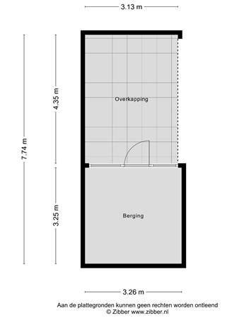 Koewijzend 26b, 1695 CG Blokker - 10. Berging met veranda bij zwembad.jpg