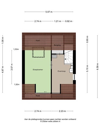 Smaragd 66, 1625 RJ Hoorn - 06 2e verdieping.jpg