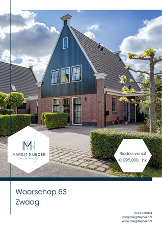 Brochure preview - Waarschap 63, 1689 WZ ZWAAG (1)