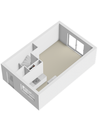 Grote Waard 51, 1689 CM Zwaag - 03 Begane grond 3D.png