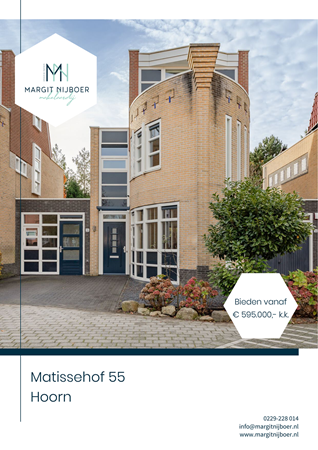 Brochure preview - Matissehof 55, 1628 XS HOORN (1)