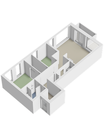 IJsvogel 108, 1695 LE Blokker - 02 Plattegrond 3D.png