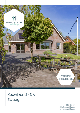 Brochure preview - Koewijzend 43-A, 1689 CH ZWAAG (1)