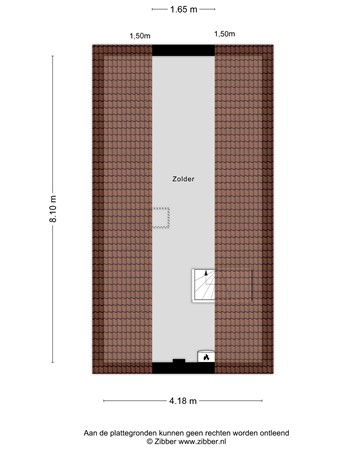 Sluiswachter 53, 1613 BK Grootebroek - 04 zolder.jpg