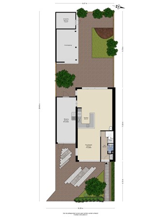 Tinnegieter 87, 1625 AV Hoorn - 01 Begane grond met tuin.jpg