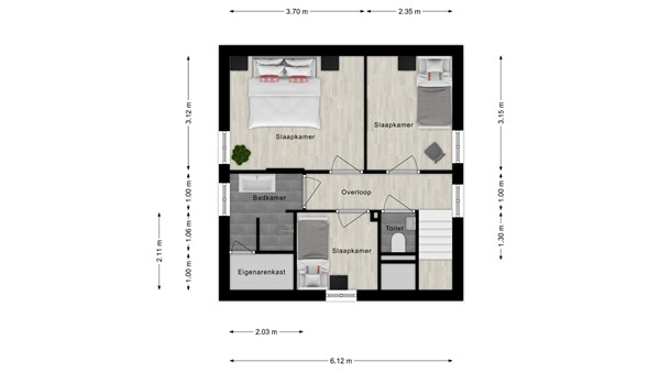 Floorplan - Laan van Cavelot 36, 4506 GB Cadzand
