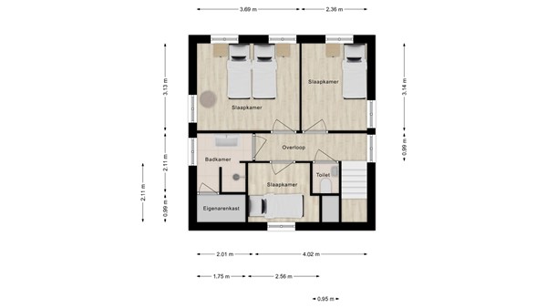 Floorplan - Laan van Cavelot 24, 4506 GB Cadzand