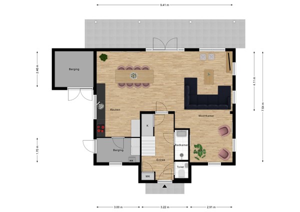 Floorplan - Westduynen 22, 4506 GR Cadzand