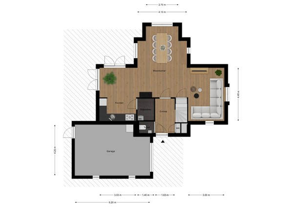 Floorplan - 'T Hoge Duyn 4, 4506 GS Cadzand