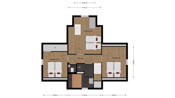 Floorplan - 'T Hoge Duyn 4, 4506 GS Cadzand