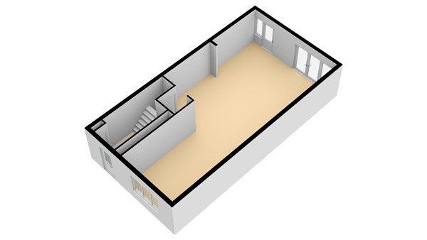 Floorplan - Mariastraat 1A, 4506 AC Cadzand