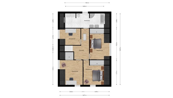 Floorplan - Provincialeweg 1, 4506 HJ Cadzand