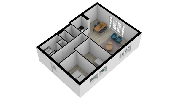 Floorplan - Stijn Albregtsstraat 6-13, 4506 GA Cadzand