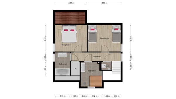 Floorplan - Duinzand 7, 4506 GG Cadzand