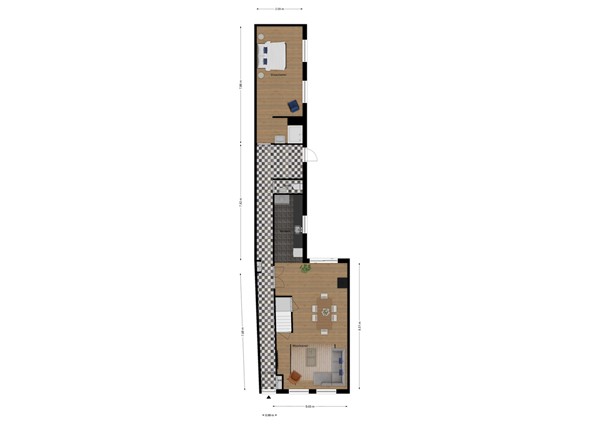 Floorplan - Molenstraat 43, 4503 BA Groede