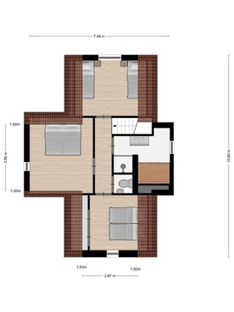 Floorplan - Duinzand 13, 4506 GG Cadzand