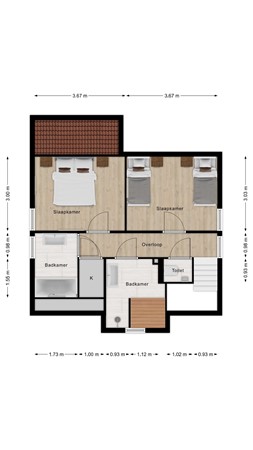 Floorplan - Westduynen 32, 4506 GR Cadzand