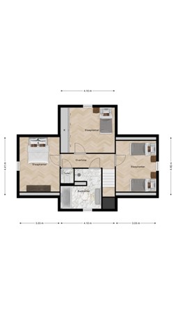 Floorplan - Westduynen 23A, 4506 GR Cadzand