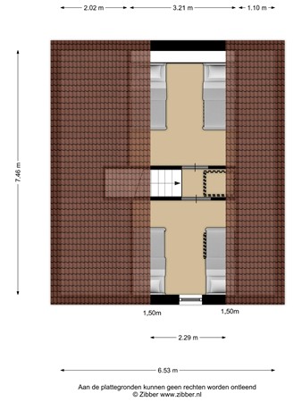 Floorplan - Langeweg 112-491B, 4511 RN Breskens