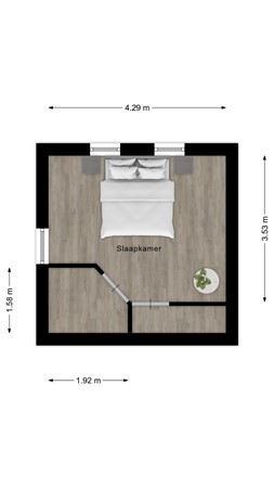 Floorplan - Heggerank 23B, 4504 RW Nieuwvliet