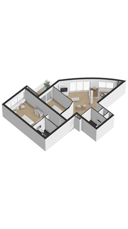 Floorplan - Kanaalweg 1, 4506 KN Cadzand