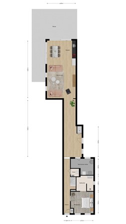 Floorplan - Dorpsstraat 6, 4525 AH Retranchement