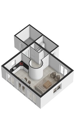 Floorplan - Westlangeweg 1A106, 4513 KM Hoofdplaat