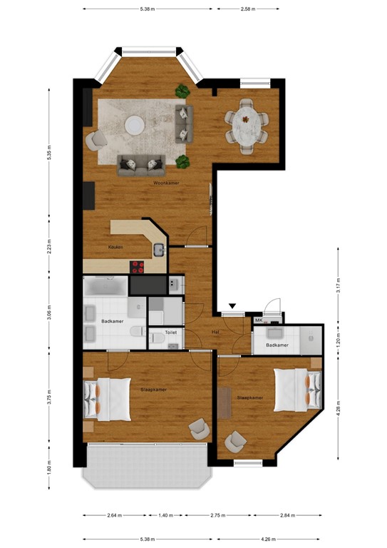 mediumsize floorplan