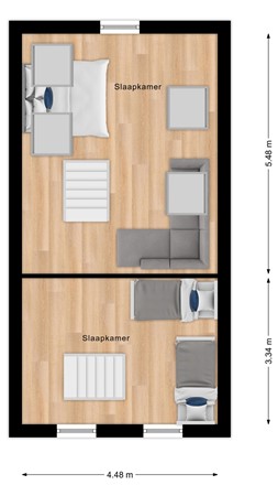 Floorplan - Zuidzandseweg 14, 4506 HC Cadzand