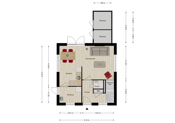 Floorplan - Laan van Cavelot 24, 4506 GB Cadzand