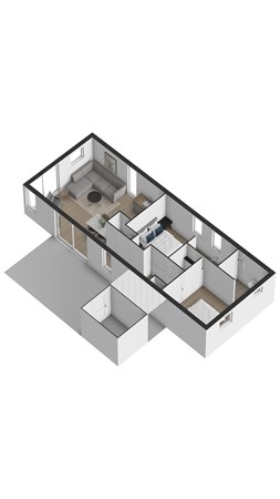 Floorplan - Zeedijk 24-322, 4504 PN Nieuwvliet