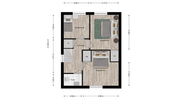 Floorplan - Badhuisweg 22, 4506 BB Cadzand